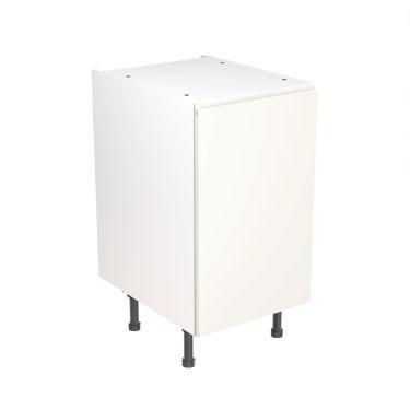 Click Here To Enlarge This Photo Of Kitchen Kit Flatpack J Pull Super Gloss White 450 Base Unit - FKKJ0039