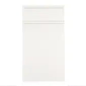 Jayline J Pull Style Handleless Kitchen Doors and Drawers in Super Matt White by BA Components