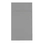 Jayline J Pull Style Handleless Kitchen Doors and Drawers in Super Matt Dust Grey by BA Components