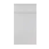 Jayline J Pull Style Handleless Kitchen Doors and Drawers in Super Matt Light Grey by BA Components