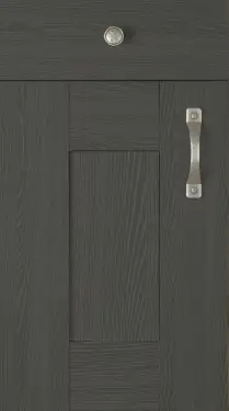 Click Here To Enlarge This Photo Of Wilton Shaker Style Kitchen Door and Drawer Fronts Oakgrain Finish in Graphite