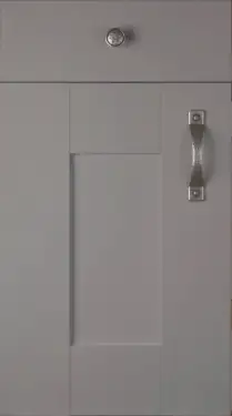Click Here To Enlarge This Photo Of Wilton Shaker Style Kitchen Door and Drawer Fronts Oakgrain Finish in Dust Grey