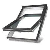 FAKRO PTP-V P2 08 94x118 White PVC Centre Pivot Roof Window