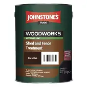 Johnstone’s Trade Shed & Fence Treatment Ready Mixed Dark Oak 5L