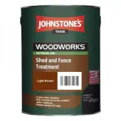 Johnstone’s Trade Shed & Fence Treatment Ready Mixed Light Brown 5L