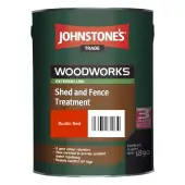 Johnstone’s Trade Shed & Fence Treatment Ready Mixed Rustic Red 5L