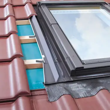 Click Here To Enlarge This Photo Of Fakro EZV-A 10 Tile Flashing 114x118 Standard Depth Flashing Kit for Profiled Tile up to 45mm