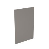 Kitchen Kit Flatpack J Pull Super Gloss Dust Grey 600 Panel Base End - FKKJ0328