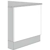 Jayline Supergloss White 900x600 Square Panel