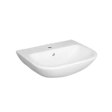 Click Here To Enlarge This Photo Of Vitra S20 50cm Cloakroom Basin One Tap Hole - 5501L003-0999