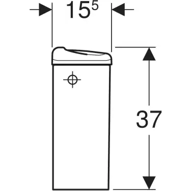 Click Here To Enlarge This Photo Of Twyford Option Exposed Cistern Close Coupled 6 / 4 Litre for Floor Standing WC - OT2396WH
