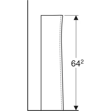 Click Here To Enlarge This Photo Of Twyford Classic Full Pedestal 64 cm White - VC5910WH