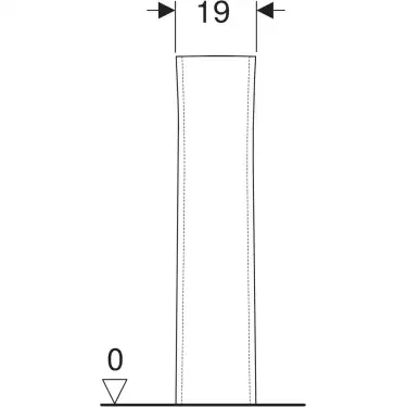 Click Here To Enlarge This Photo Of Twyford Classic Full Pedestal 64 cm White - VC5910WH