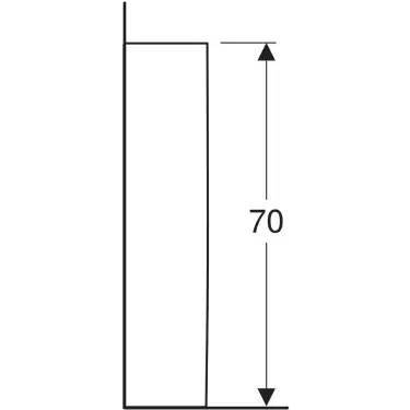 Click Here To Enlarge This Photo Of Twyford Alcona Full Pedestal 70 cm White - AR4920WH