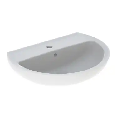 Click Here To Enlarge This Photo Of Twyford Alcona Washbasin 1 Tap Hole 60 cm - White