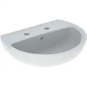 Twyford Alcona Washbasin 2 Tap Hole 50 cm  x 41cm- White Ar4112Wh