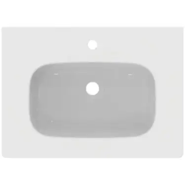 Click Here To Enlarge This Photo Of Ideal Standard I.Life A 64 cm Vanity Washbasin 1 Tap Hole White - T461901