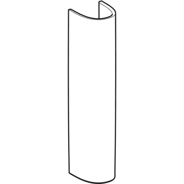 Click Here To Enlarge This Photo Of Twyford Option Full Pedestal 70 cm White - OT4940WH