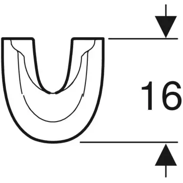 Click Here To Enlarge This Photo Of Twyford Option Full Pedestal 70 cm White - OT4940WH