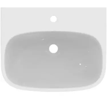 Click Here To Enlarge This Photo Of Ideal Standard I.Life A 55cm Washbasin, 1 Tap Hole with Overflow - E245801
