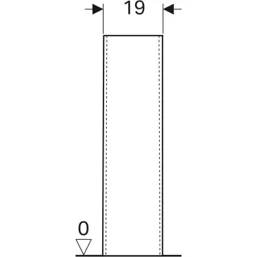 Click Here To Enlarge This Photo Of Geberit Selnova Full Pedestal White - 501.449.00.6