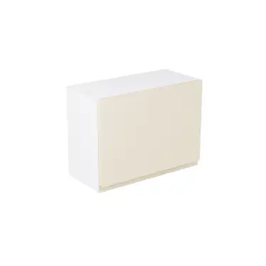 Click Here To Enlarge This Photo Of Kitchen Kit Flatpack J-Pull Gloss Cashmere 600 Single Extractor Wall Kitchen Cabinet - FKKJ0174