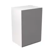 Kitchen Kit Flatpack J-Pull Gloss Dust Grey 900 Boiler Housing Cabinet- FKKJ0366