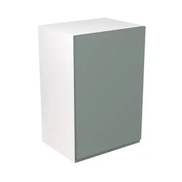 Click Here To Enlarge This Photo Of Kitchen Kit Flatpack J-Pull Matt Sage Green 900 Boiler Housing Cabinet- FKKJ1166