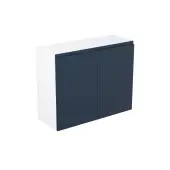 Kitchen Kit Flatpack J-Pull Matt Indigo Blue 900 Wall Kitchen Cabinet - FKKJ1372