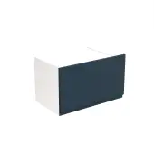 Kitchen Kit Flatpack J-Pull Matt Indigo Blue 500 Short Bridging Wall Kitchen Cabinet - FKKJ1373