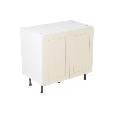 Click Here To Enlarge This Photo Of Kitchen Kit Flatpack Shaker Matt Cashmere 900 Base Kitchen Cabinet - FKKH0671