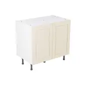 Kitchen Kit Flatpack Shaker Matt Cashmere 900 Base Kitchen Cabinet - FKKH0671