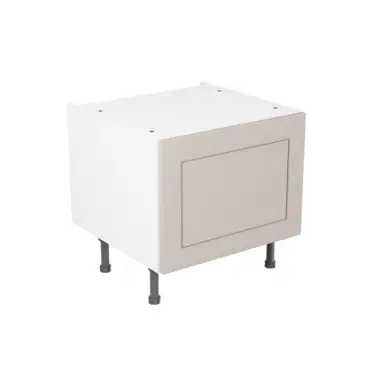 Click Here To Enlarge This Photo Of Kitchen Kit Flatpack Shaker Matt Light Grey 600 Belfast Sink Base Kitchen Cabinet - FKKH0770