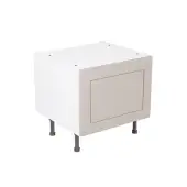 Kitchen Kit Flatpack Shaker Matt Light Grey 600 Belfast Sink Base Kitchen Cabinet - FKKH0770
