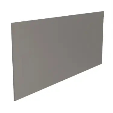 Click Here To Enlarge This Photo Of Kitchen Kit Flatpack Shaker Matt Dust Grey 900 Breakfast Bar Back Panel - FKKH0846