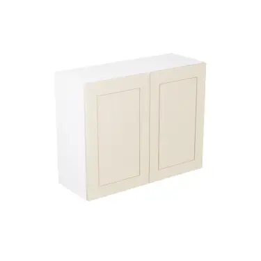 Click Here To Enlarge This Photo Of Kitchen Kit Flatpack Shaker Matt Cashmere 900 Wall Kitchen Cabinet - FKKH0672