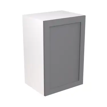 Click Here To Enlarge This Photo Of Kitchen Kit Flatpack Shaker Matt Light Grey 900 Boiler Housing Cabinet- FKKH0766