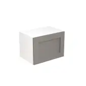 Kitchen Kit Flatpack Shaker Matt Dust Grey 500 Short Bridging Wall Kitchen Cabinet - FKKH0873