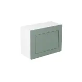 Kitchen Kit Flatpack Shaker Matt Sage Green 600 Single Extractor Wall Kitchen Cabinet - FKKH1174
