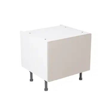 Click Here To Enlarge This Photo Of Kitchen Kit Flatpack Slab Standard Light Grey 600 Belfast Sink Base Kitchen Cabinet - FKKM1270