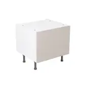 Kitchen Kit Flatpack Slab Standard Light Grey 600 Belfast Sink Base Kitchen Cabinet - FKKM1270