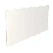 Kitchen Kit Flatpack Slab Matt White 900 Breakfast Bar Back Panel - FKKF0546