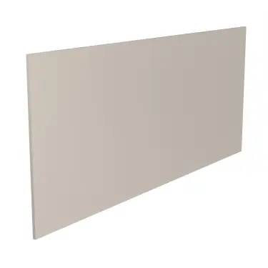 Click Here To Enlarge This Photo Of Kitchen Kit Flatpack Slab Matt Light Grey 900 Breakfast Bar Back Panel - FKKF0746