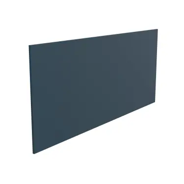Click Here To Enlarge This Photo Of Kitchen Kit Flatpack Slab Matt Indigo Blue 900 Breakfast Bar Back Panel - FKKF1346