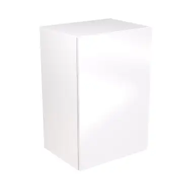 Click Here To Enlarge This Photo Of Kitchen Kit Flatpack Slab Gloss White 900 Boiler Housing Cabinet- FKKF0066