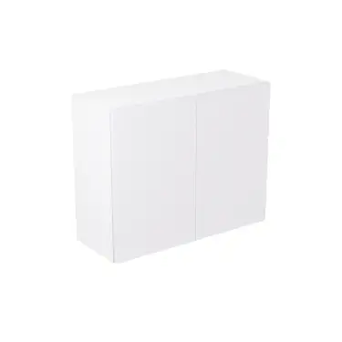 Click Here To Enlarge This Photo Of Kitchen Kit Flatpack Slab Gloss White 900 Wall Kitchen Cabinet - FKKF0072