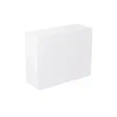 Kitchen Kit Flatpack Slab Gloss White 900 Wall Kitchen Cabinet - FKKF0072