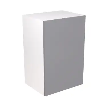 Click Here To Enlarge This Photo Of Kitchen Kit Flatpack Slab Gloss Light Grey 900 Boiler Housing Cabinet- FKKF0266