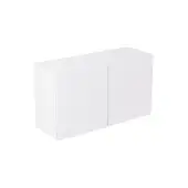 Kitchen Kit Flatpack Slab Matt White 800 Double Extractor Wall Kitchen Cabinet - FKKF0575