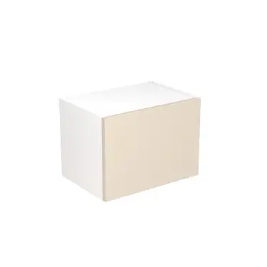 Click Here To Enlarge This Photo Of Kitchen Kit Flatpack Slab Matt Cashmere 500 Short Bridging Wall Kitchen Cabinet - FKKF0673